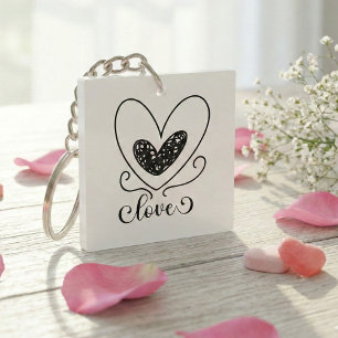 Romantischer Herzanhänger – Valentinstag-Geschenk Schlüsselanhänger