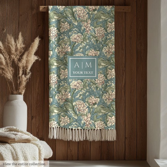 Romantischer Impernel Morris Inspiriert Custom Bla Fleecedecke (Romantic Pimpernel Morris Inspired Custom Blanket)