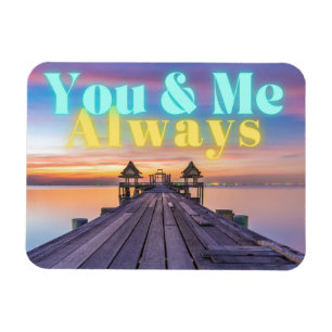 Romantischer Inseldock Magnet