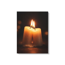 Romantischer Kerzenlichtschein – Minimalistisches 