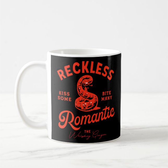 Romantischer Kuss - ein paar Coole Rote Ratten Kaffeetasse (Links)