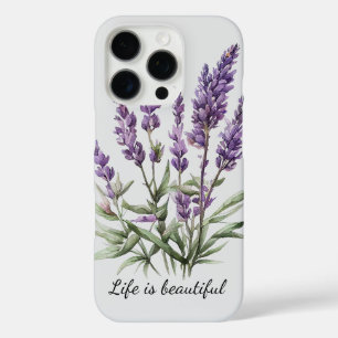 Romantischer Lila Lavendel iPhone 16 Pro Hülle
