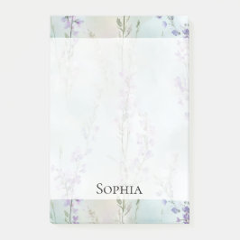 Romantischer Lila Lavendel Post-it Klebezettel