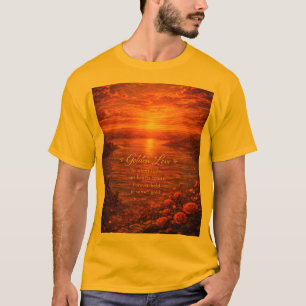 Romantischer Naturlandschafts-Entwurf-Zitat T-Shirt