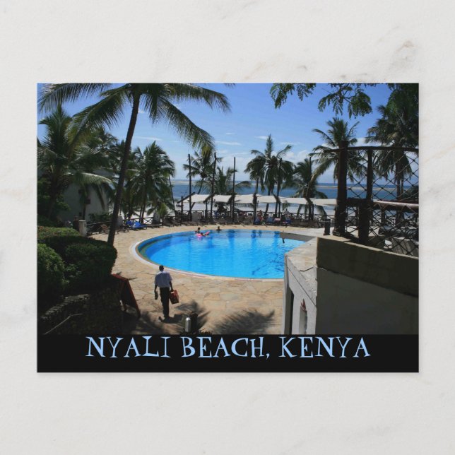 Romantischer Nyali Beach, Mombasa Küste Kenia Post Postkarte (Vorderseite)