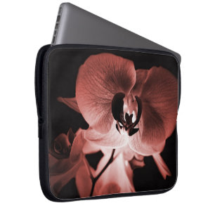 Romantischer Orchideeneleganter Chic-nobles Mod Laptopschutzhülle