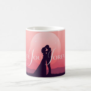 Romantischer Paarbecher „Ich liebe dich für imme Kaffeetasse