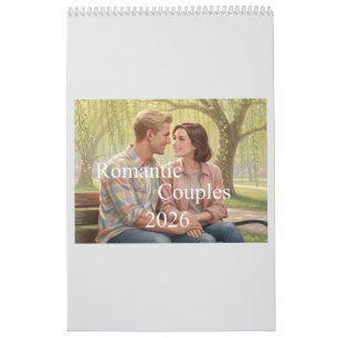 Romantischer Paarkalender 2026 02B Kalender