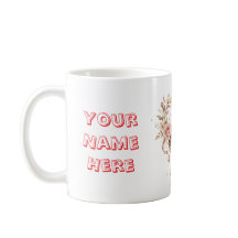 Romantischer personalisierter Jubiläumsbecher
