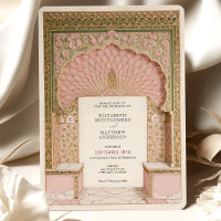Romantischer Pink & Gold Indischer Hochzeitsarsch