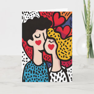 Romantischer Pop Kunst, Dichtung und Musik Einladung