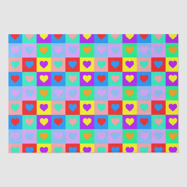 Romantischer Pop Kunst, Dichtung und Musik Seidenpapier (Vorderseite)