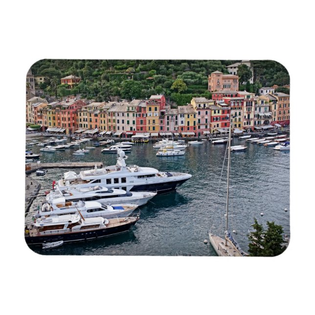 Romantischer Portofino, Italien - Magnet Italien (Horizontal)