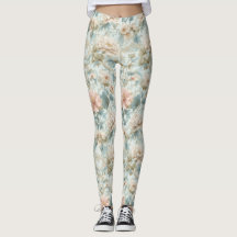 Romantischer Regency-Pastell-Blumenprint