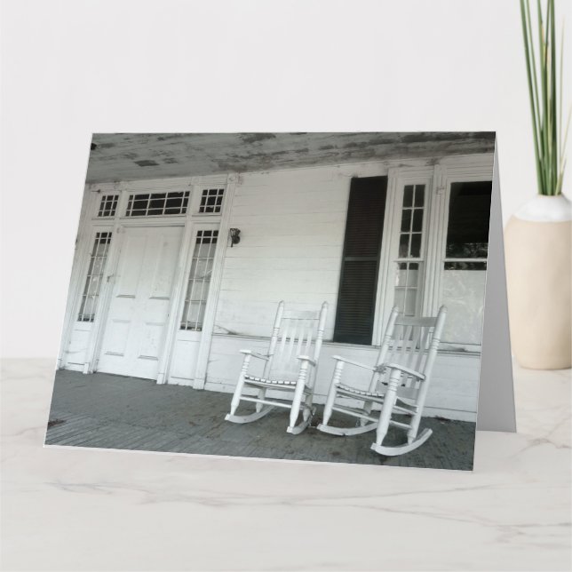 ROMANTISCHER ROCK MIT IHRER KARTE (Vorderseite)