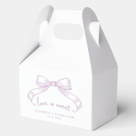 Romantischer Sketched Bow | Lilac Liebe ist süß Geschenkschachtel
