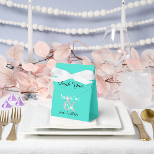 Romantischer Sonnenuntergang Herz Türkis Geschenkschachtel