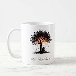 Romantischer Sonnenuntergang - Liebe Sie für immer Kaffeetasse
