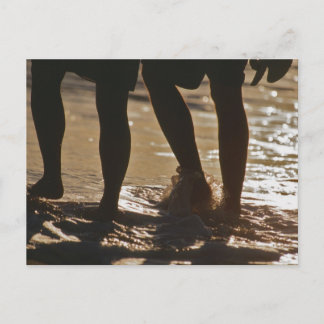 Romantischer Spaziergang Postkarte