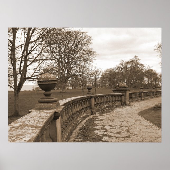 Romantischer Spazierweg Poster (Vorne)