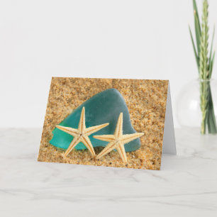 Romantischer Starfish Jahrestag Karte