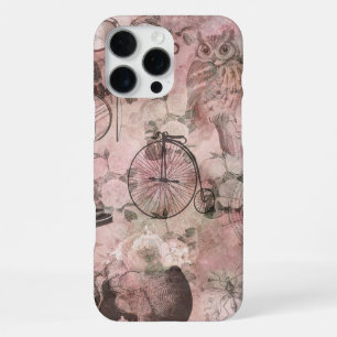 Romantischer Steampunk Antike Vintage-Ephemera iPhone 16 Pro Max Hülle