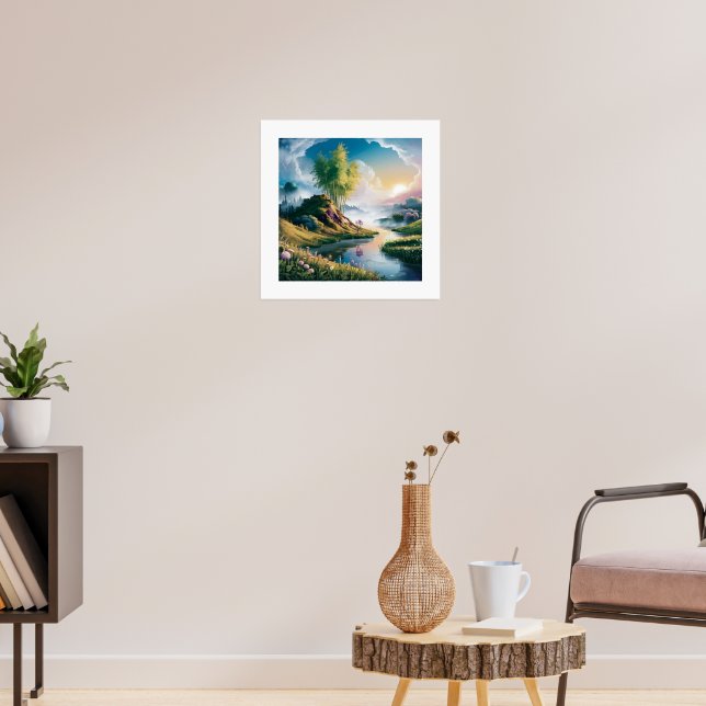 Romantischer Strandtraum: Glauben Sie an Ihr eigen Poster (Wohnzimmer 3)