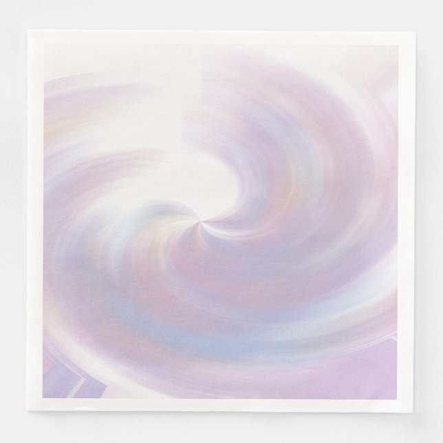 romantischer Swirl Serviette (Vorderseite)