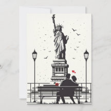 Romantischer Tag in New York: Liebe auf Liberty