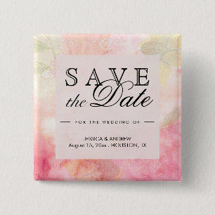 Romantischer traumhafter Blüten-Hochzeit-Savethe-D Button