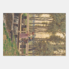 Romantischer Treffpunkt (von Edmund Blair Leighton Geschenkpapier Set