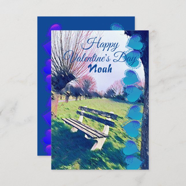 Romantischer Valentinstag Herzgarten Benz (Vorne/Hinten)