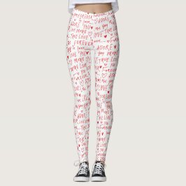 Romantischer Valentinstag Leggings