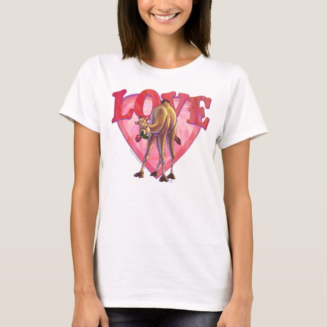 Romantischer Valentinstag T-Shirt (Vorderseite)