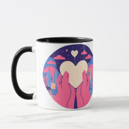 Romantischer Valentinstag Tasse