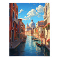 Romantischer Venedig-Kanal Gondola #4
