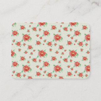 Romantischer Vintage-Rosen-Garten  Platzkarte