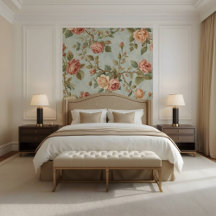 Romantischer Vintage-Rosengarten