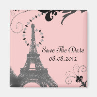 Romantischer Vintager Eiffelturm Paris Wedding