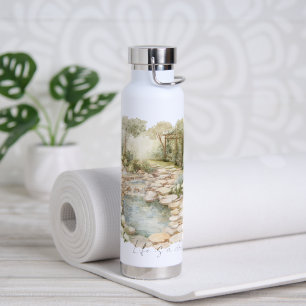 Romantischer Wiesenfels Pfad Trinkflasche