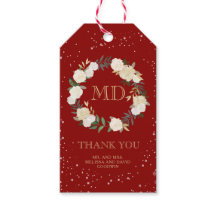 Romantischer Winter Wedding Favor Geschenk Hang Ta