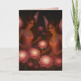 Romantisches An Dich Denken Liebe für Sie Rosa Lot Karte