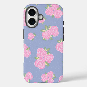 Romantisches Antiquitäten-Rosendesign iPhone 16 Hülle