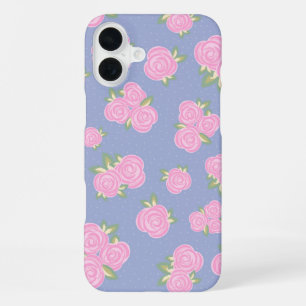 Romantisches Antiquitäten-Rosendesign iPhone 16 Plus Hülle