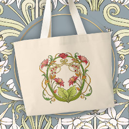 Romantisches Art Nouveau Hausaccessoire Jumbo Stoffbeutel