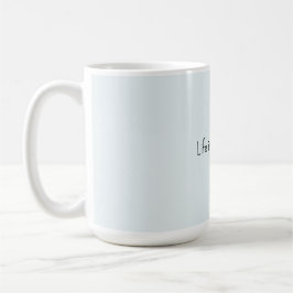 Romantisches Blau Leben ist nur ein Traum Kaffeetasse
