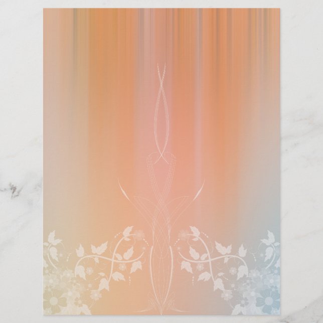 Romantisches Blumenbuch-Design (Vorderseite)