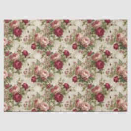 Romantisches Blumendesign Seidenpapier