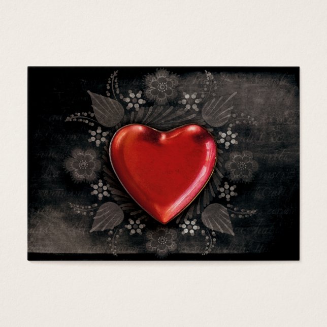 Romantisches Blumenherz Valentine Liebe (Vorderseite)