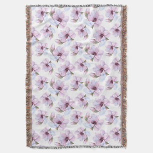 Romantisches Blumenmuster Decke